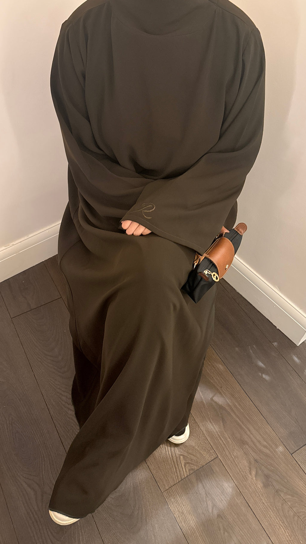 Khaki essentials abaya