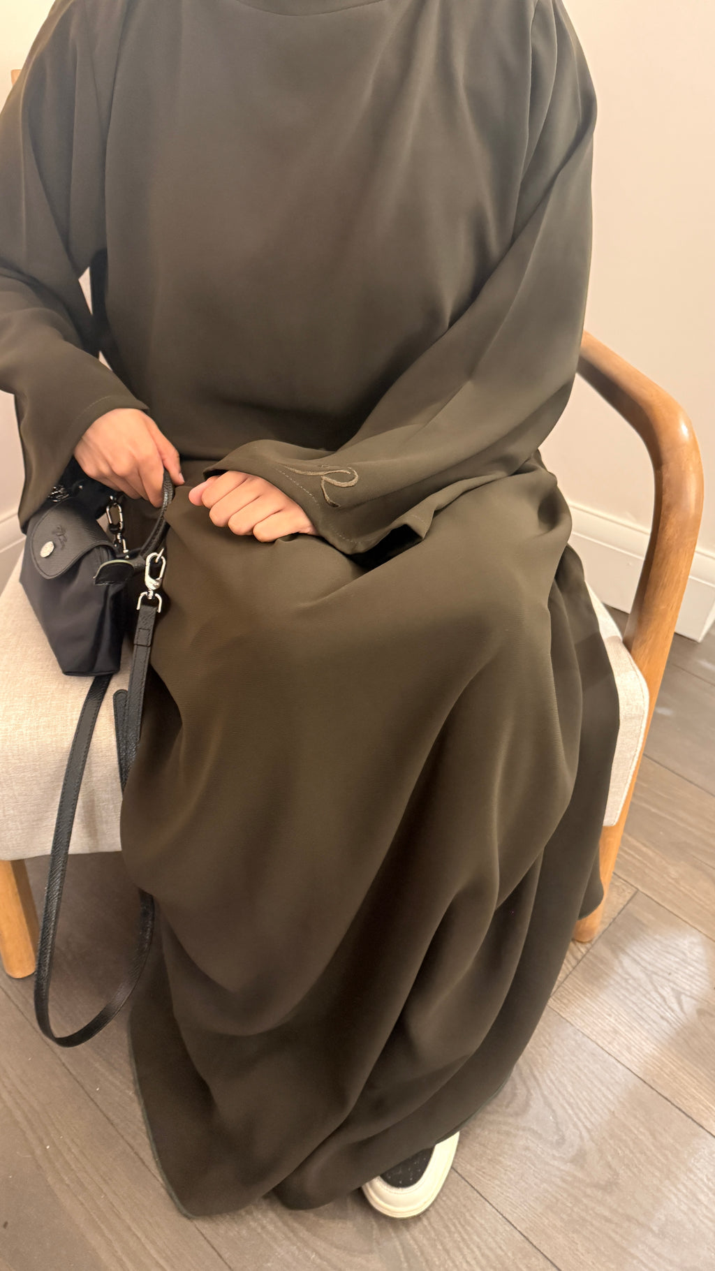Khaki essentials abaya